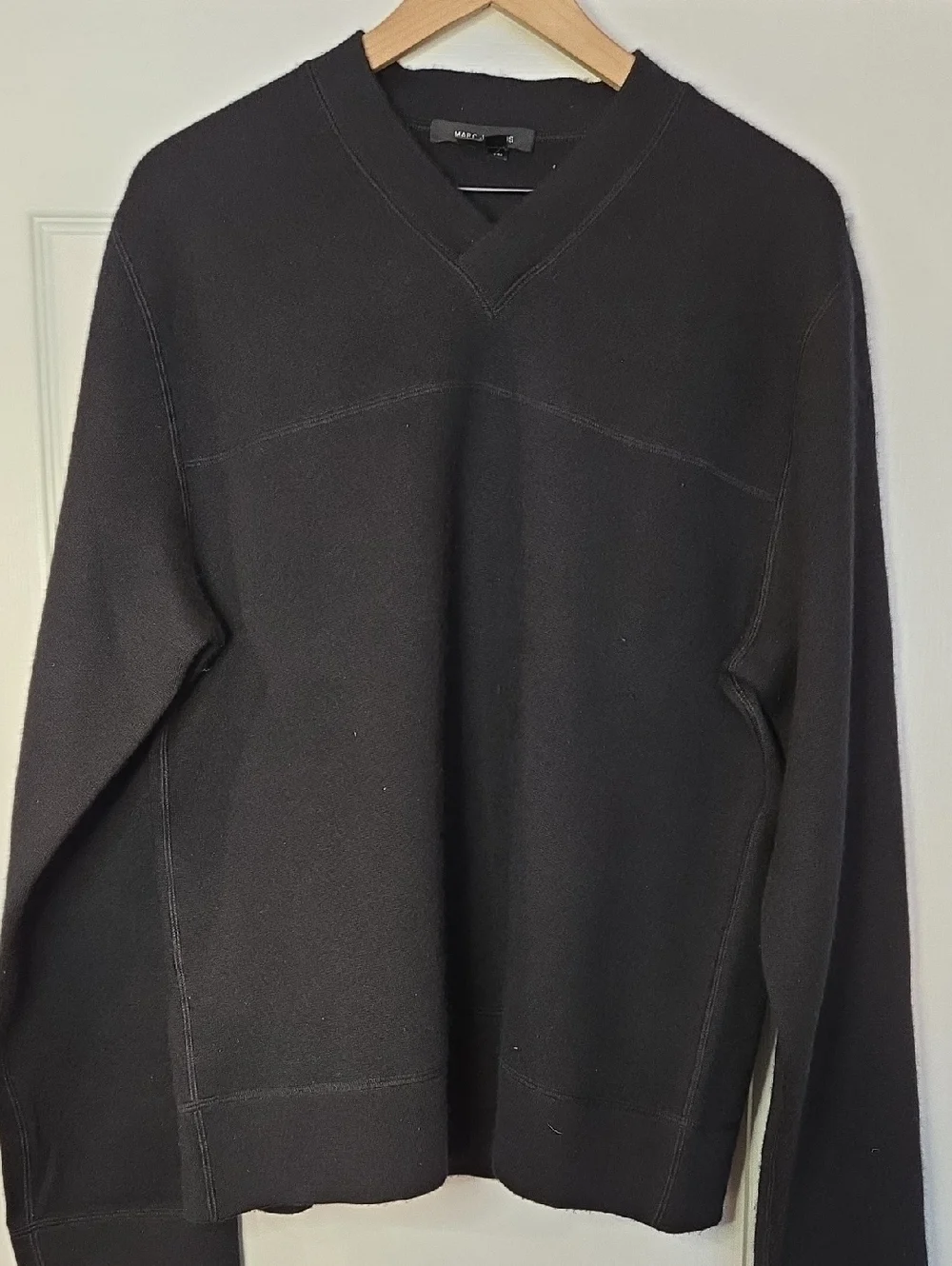Marc Jacobs Men's Black Crew-Neck Knit Sweater